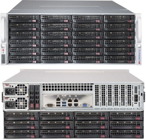 Supermicro CSE-847BE2C-R1K28LPB 4U Rack Black 1280W Power Supply Server Chassis