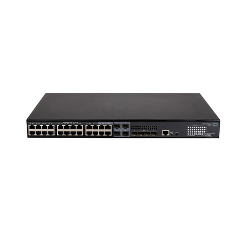 HPE FlexNetwork 5140 24G PoE+ 4SFP+ EI Switch, 26 Ports, Gigabit Ethernet, 10G Ethernet, 10/100/1000Base-T, 10GBase-X -