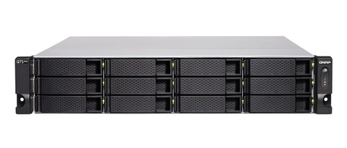 QNAP TS-h1277XU-RP NAS Rack 1U Black 3700X 32GB RAM - Compatible with ProLiant DL360p Gen8 servers