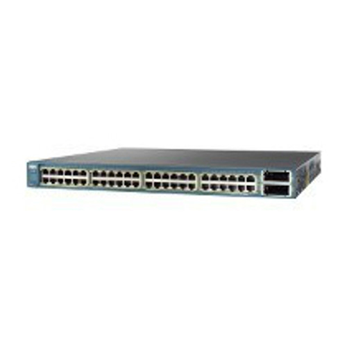 Cisco Ws-C3560E-48Tde= 48-Port Gigabit Ethernet Switch with 2 10G Uplinks, 265W Power Supply, IPS, for Data Centers