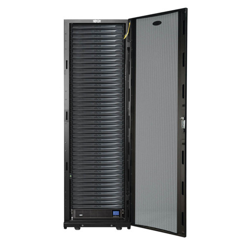 Tripp Lite MDA2F40UPX00000 42U Freestanding Black Rack Cabinet for Servers