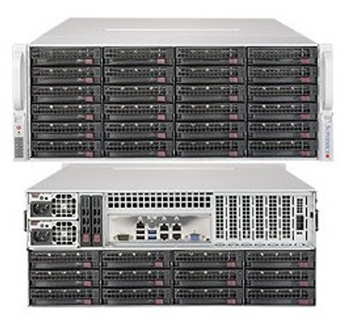 Supermicro SuperServer 5048R-E1CR36L Intel C612 4U Rack Server Black - Compatible with LGA 2011 (Socket R) servers
