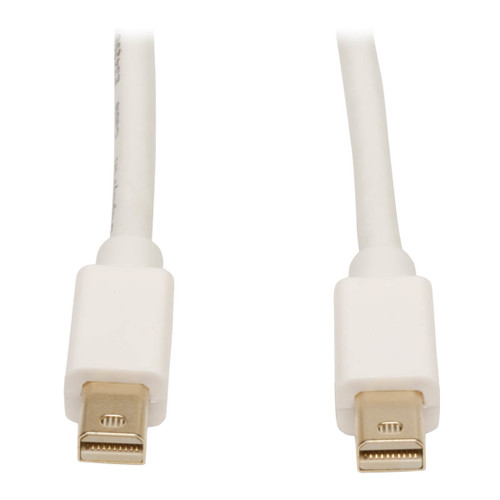 Tripp Lite P584-010 DisplayPort Cable 120.1 White for Mini DisplayPort - Compatible with ProLiant DL360p Gen8 Servers