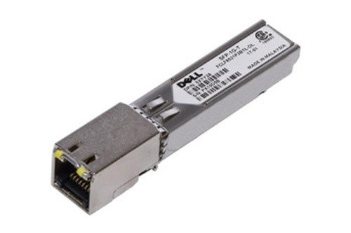 Dell Finisar FCLF8521P2BTL-DL 1.25Gbps 1000Base-T Copper SFP Transceiver Module for Rj-45 Connector