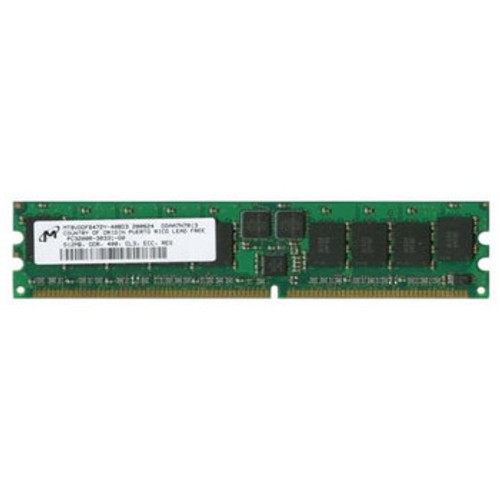 Micron 512Mb DDR Registered ECC PC-3200 400MHz 1Rx8 Memory compatible with servers, SKU MT9VDDF6472Y-40BD3