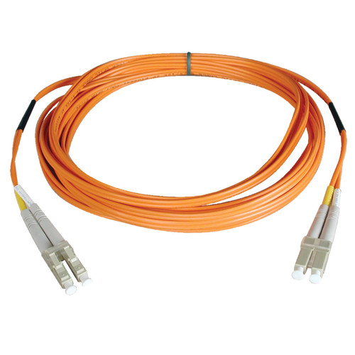 Tripp Lite N320-001 Fiber Optic Cable 11.8 2x LC OFNR Gray Orange - Compatible with ProLiant DL360p Gen8 Servers