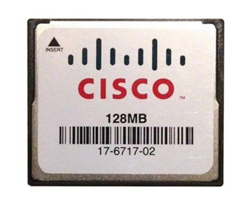 CISCO 128Mb Compactflash Memory Card for Data Storage in Networking Devices