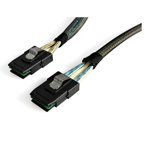 StarTech.com 50cm MiniSAS SFF-8087 to SFF-8087 Cable SCSI 19.7 - Compatible with SAS878750 - Server Rack Setup.