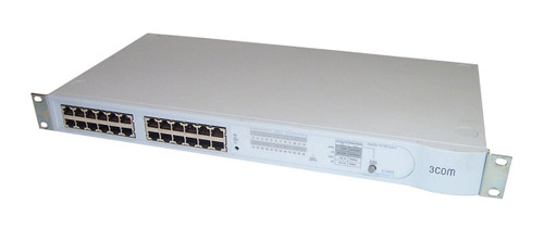 3COM 24-Port 10/100 Superstack Baseline Dual Speed Hub - Compatible with ProLiant DL360p Gen8 Servers