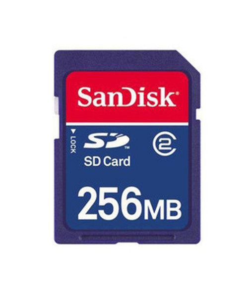 Sandisk 256Mb Secure Digital Flash Memory Card for digital cameras and devices