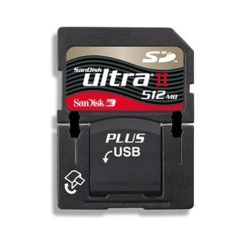 Sandisk 512Mb Ultra II Plus Hi-Speed USB Secure Digital (SD) Flash Memory Card compatible with various devices