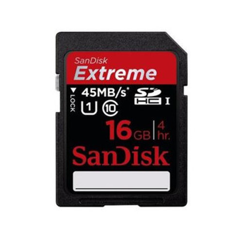 Sandisk Extreme 16Gb Class 10 SDHC UHS-I Flash Memory Card for ProLiant DL360p Gen8 servers