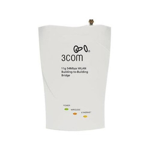 3COM 3CRWE920G73 11G 54Mbps Wireless Lan Indoor Building-To-Building Bridge - Ideal for connecting buildings wirelessly