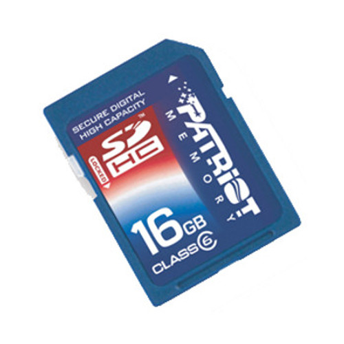 Patriot 16GB Class 6 SDHC Flash Memory Card for PSF16GSDHC6