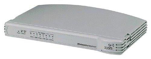 3COM OfficeconNECt 5-Ports Ethernet Hub for Fast Network Connections in Office Settings