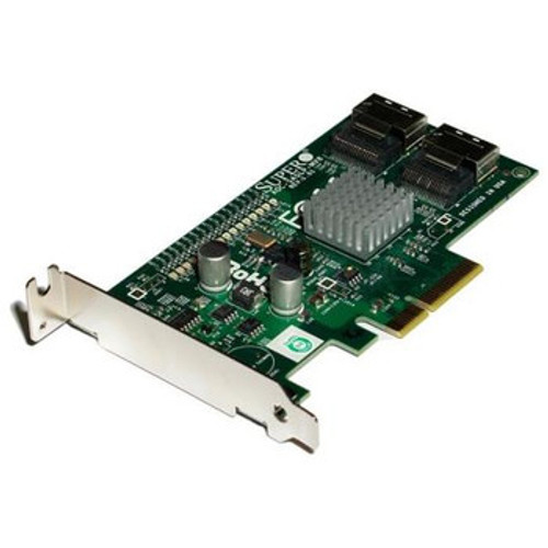 SuperMicro AOC-SASLP-MV8 8-Port SAS/SATA PCI-E x4 Low-Profile Card for Servers