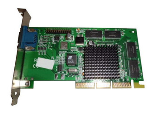 Dell Nvidia Vanta TNT2 32MB VGA AGP Video Graphics Card compatible with Dell computers - mounted in a desktop computer