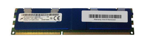 Micron 32GB PC3-12800 DDR3-1600MHz ECC Registered Load Reduced DIMM 240-Pin Memory Module - Quad Rank, 1.35V