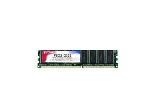 Patriot Signature 512MB DDR PC2700 333MHz ECC Registered Memory Module for 184-Pin DIMM slots