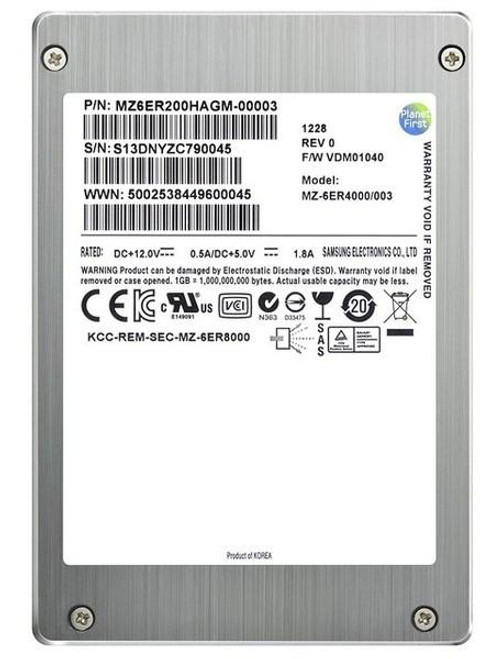 Samsung SM1625 Enterprise Series 200GB EMLC SAS 6Gbps SSD for High Performance Servers