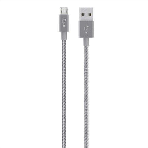 Belkin USB Cable 47.2 Gray Micro-USB A for Data Transfer - Compatible with ProLiant DL360p Gen8 Servers