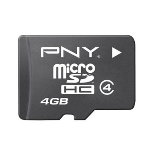 PNY 4GB microSD Flash Memory Card for PSDU4G4INIFS - Ideal for storing photos, videos, and music on-the-go