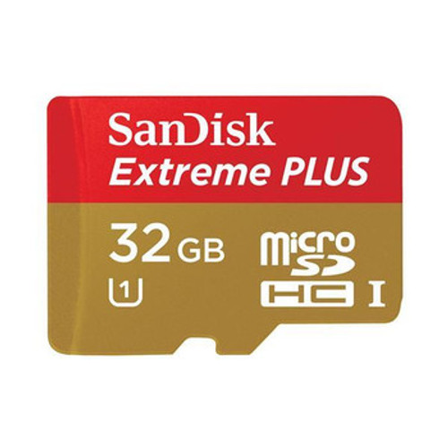 Sandisk Extreme Plus 32GB Class 10 MicroSDHC UHS-1 Flash Memory Card - Compatible with ProLiant DL360p Gen8 servers