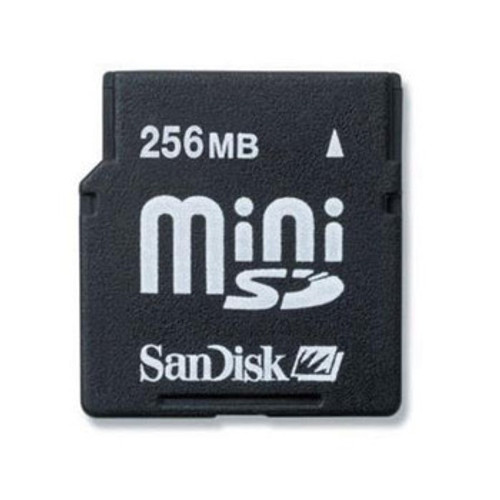 Sandisk 256Mb Minisd Memory Card for Digital Cameras and Devices