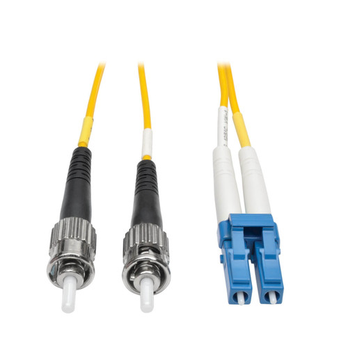 Tripp Lite N368-03M fiber optic cable 3m LC ST OFNR Yellow - compatible with servers