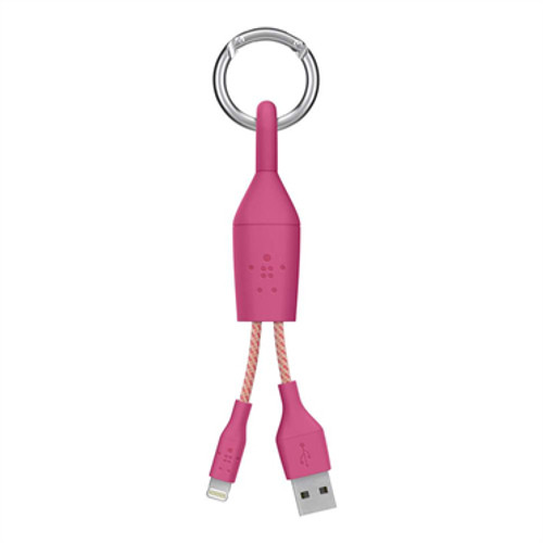 Belkin MIXIT Lightning to USB Clip in Pink 3.09 compatible with Apple devices