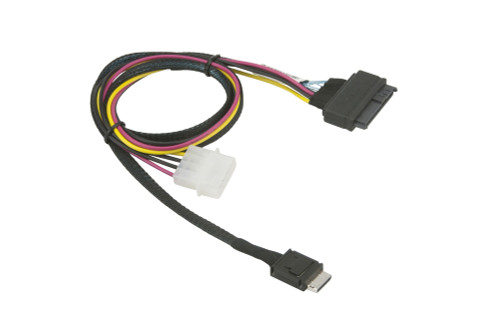 Supermicro SAS Cable 29.5 Black Red Yellow for Data Storage Servers