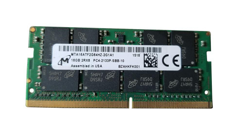 Micron 16Gb PC4-17000 DDR4-2133MHz SODIMM Memory Module Dual Rank 1.2V