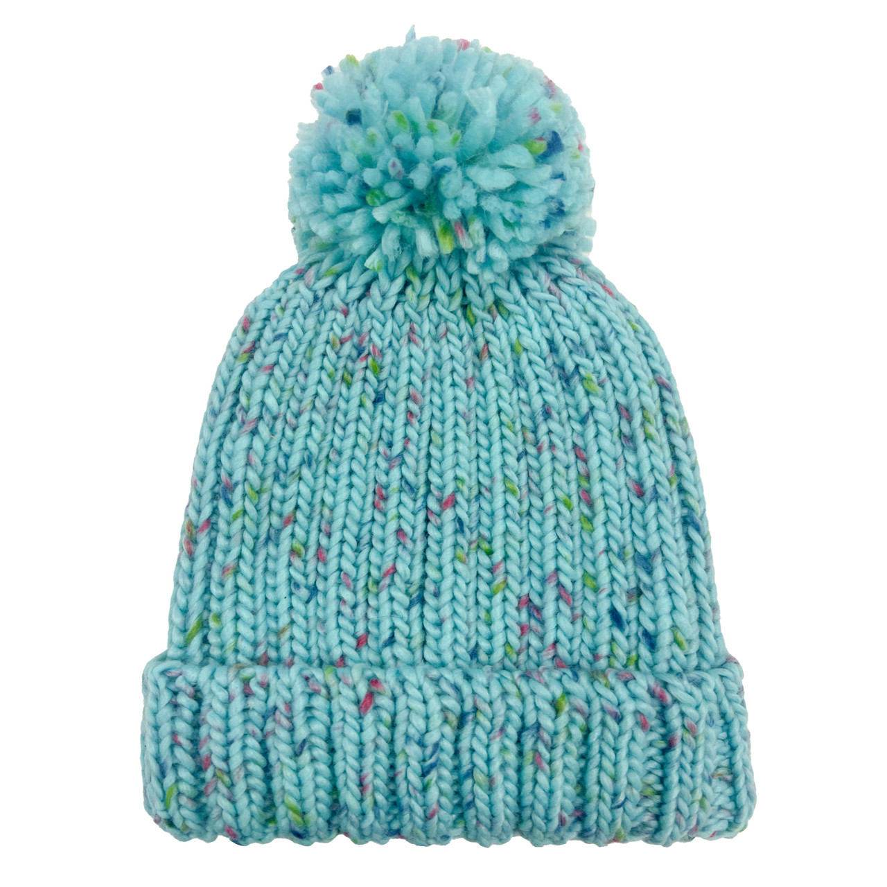 44154 - GIRLS CONFETTI MIXED YARN CUFF HAT | Grand Sierra