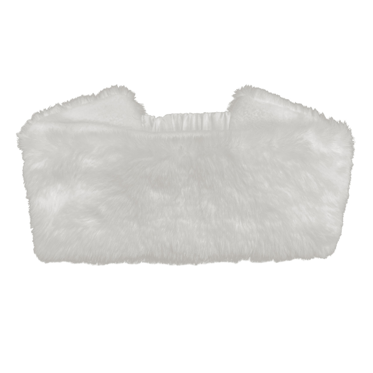 La Fiorentina Grey & White Fur Headband Faux Fur Headband – La Fiorentina main image 3