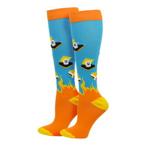 Premium S'mores Fashion Compression Sock - 92099 Premium S'mores Fashion Compression Sock - 92099