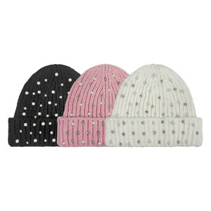 Women's Bejeweled Cuff hat with rhinestones. One Size Fits Most. Assorted colors. Women's Bejeweled Cuff hat with rhinestones. One Size Fits Most. Assorted colors.