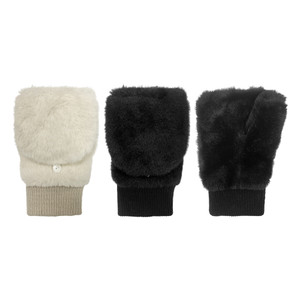 Women's Faux Fur Pop-Top Glove Mitten with microfleece lining.  One Size Fits Most. Assorted colors. Women's Faux Fur Pop-Top Glove Mitten with microfleece lining.  One Size Fits Most. Assorted colors.