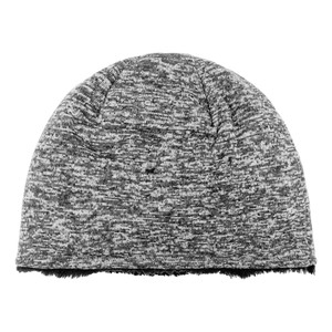 Women's Melange Fleece Beanie with sherpa fleece lining. One Size Fits Most. Charcoal. Women's Melange Fleece Beanie with sherpa fleece lining. One Size Fits Most. Charcoal.