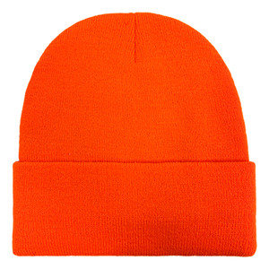 Men's Blaze Orange Beanie, 3M Thinsulate™ insulation Men's Blaze Orange Beanie, 3M Thinsulate™ insulation