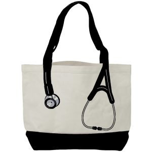 Canvas Stethoscope Bag - Black - 94549 Canvas Stethoscope Bag - Black - 94549