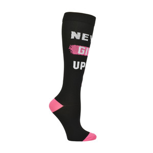 Pro Cure™ Never Give Up Fashion Compression Sock - 94050 Pro Cure™ Never Give Up Fashion Compression Sock - 94050