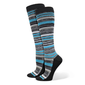 Marled Blue Fashion Compression Sock-XL - 92027 Marled Blue Fashion Compression Sock-XL - 92027