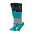 Teal Dots & Stripes Fashion Compression Sock - 92299 Teal Dots & Stripes Fashion Compression Sock - 92299