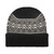 Women's Fairisle Beanie Cuff Hat, ribbed cuff, one size fits most.