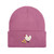 Chicken with chicks embroidery beanie
