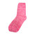 Women's cozy and comfy slipper socks. solid color. pink
