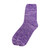 Women's cozy and comfy slipper socks. purple