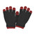 Boy's 2-in-1 acrylic knit magic Stretch Glove. Outer fingerless glove with gripper dots palm and full finger magic stretch glove. Black / Red Boy's 2-in-1 acrylic knit magic Stretch Glove. Outer fingerless glove with gripper dots palm and full finger magic stretch glove. Black / Red