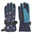 Girl's Sparkle Snowflake Ski Gloves. 3M Thinsulate™ insulation, Waterproof, quick release wrist strap, grip palm. Size 4-6x.  Blue Girl's Sparkle Snowflake Ski Gloves. 3M Thinsulate™ insulation, Waterproof, quick release wrist strap, grip palm. Size 4-6x.  Blue