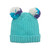 Toddler Double Pom Beanie, plush lined. Toddler Double Pom Beanie, plush lined.